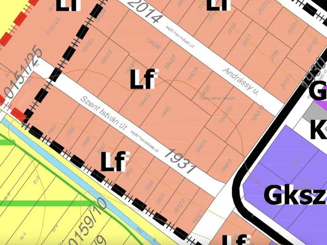 Eladó telek Dány, Szent István  940 nm